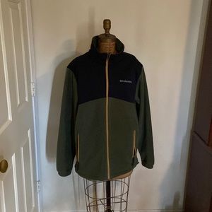 Columbia zip up sweater
